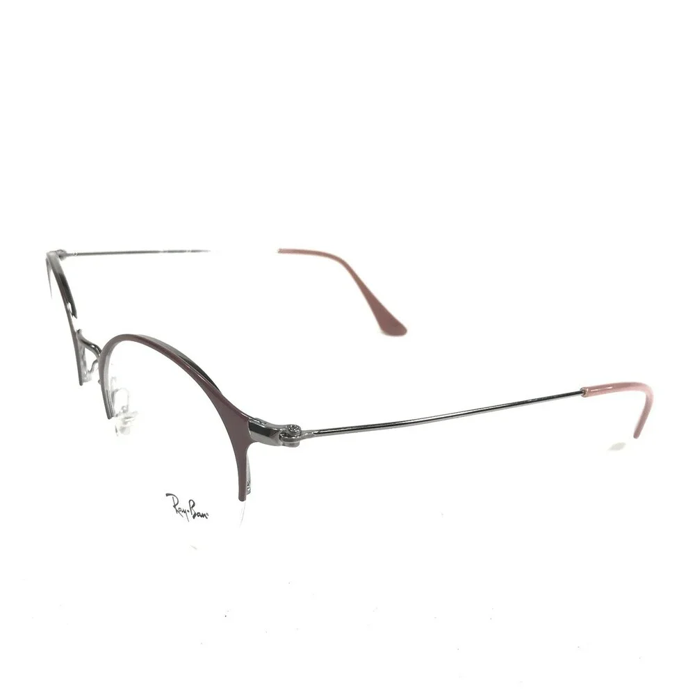 Ray-Ban Eyeglasses Frames RB3578V 2907 Light Brown Muted Purple Silver 48-22-145